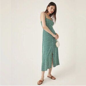 ISO (In search of) Reformation Green Virgil Floral Midi Dress